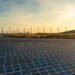 Solar panels and wind turbines (iStock image)