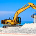 Heavy equipment filters rock from sand as part of a beach renourishment project on Anna Maria Island. (iStock image)