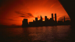 The New York City skyline during a blackout (iStock image)