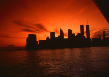 The New York City skyline during a blackout (iStock image)