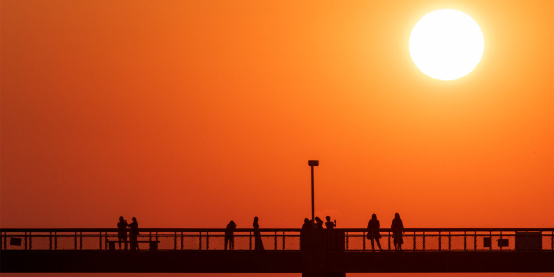 The Okaloosa Island Pier at sunset (iStock image)