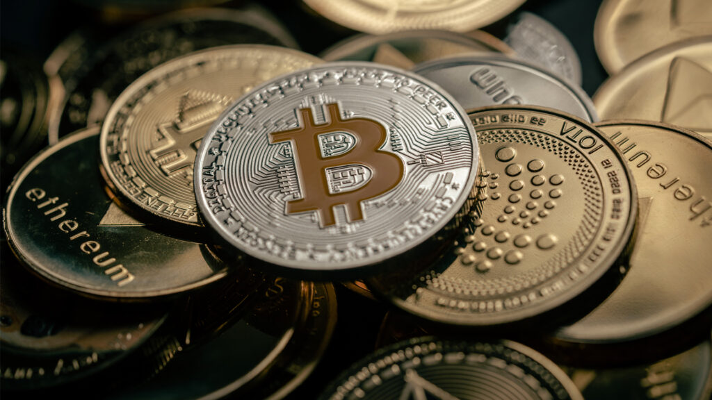 A visual representation of a Bitcoin and other digital cryptocurrencies (iStock image)