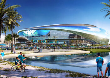 A rendering of the proposed Jacksonville Jaguars stadium (City of Jacksonville)