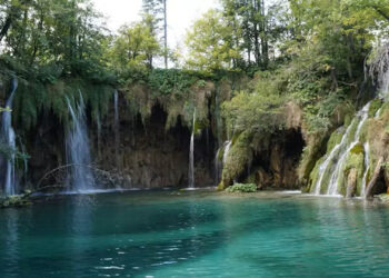 Groundwater regularly flows out to feed lakes and rivers around the world, as well as the ocean, supporting a range of groundwater dependent ecosystems. (Gabriel C. Rau, CC BY-SA)