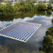 Floating solar panels installed by the Orlando Utilities Commission (Photo courtesy of OUC)