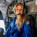 University of Miami graduate student Devon Ledbetter is creating a virtual reality experience on the work of hurricane hunters and their flights into the storm. (Photo courtesy of Devon Ledbetter)