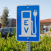 An sign showing the location of an electric vehicle charging station (iStock image)