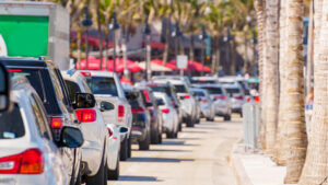 Traffic backs up in Florida (iStock image)