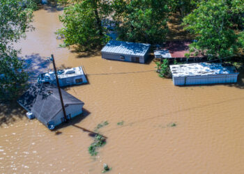 Homes under water after Hurricane Harvey (iStock image)