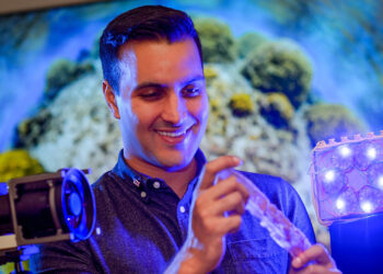 Ved Chirayath, Ph.D., is director of the Aircraft Center for Earth Studies at the University of Miami Rosenstiel School of Marine, Atmospheric, and Earth Science. (Photo: Dominic Hart, NASA)