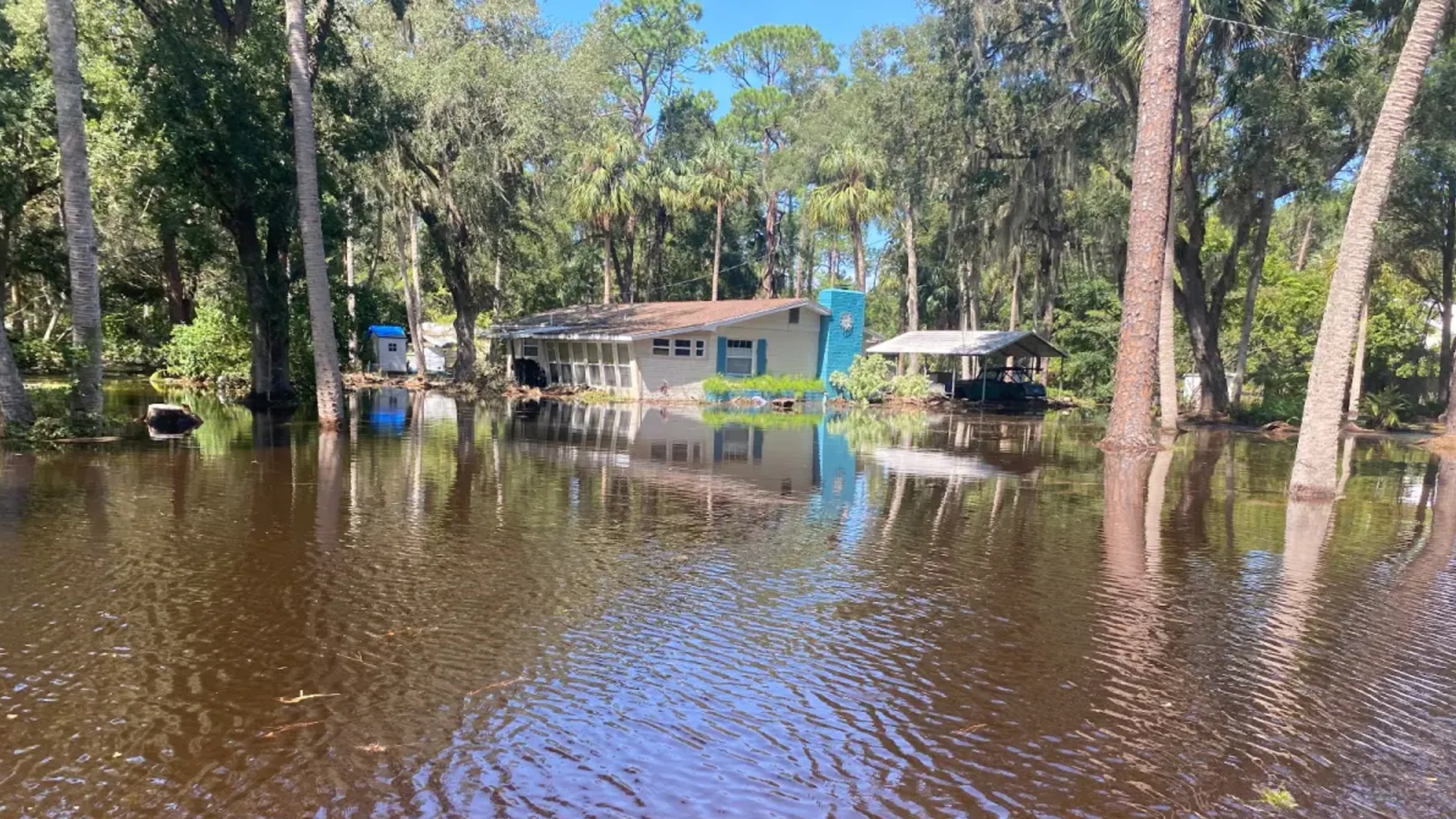 Flooding in Yankeetown from Hurricane Helene (Ayurella Horn-Muller/Grist)