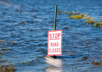 A flooded road in Florida (iStock image)