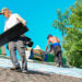 Roofers work in the heat (iStock image)
