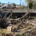 Cleanup continues in Biltmore Village, North Carolina, on Oct. 17 after it was devastated by Hurricane Helene. (Edward Rivera/U.S. Army Corps of Engineers, Wilmington District; via Defense Visual Information Distribution Service)