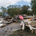 U.S. Airmen assigned to the Florida Air National Guard clear roads in Keaton Beach after the landfall of Hurricane Helene on Sept. 27, 2024. (Staff Sgt. Jacob Hancock/The National Guard, CC BY 2.0, via flickr)