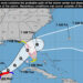 The National Hurricane Center's projected path of Hurricane Milton as of 11 a.m. Monday (NOAA image)