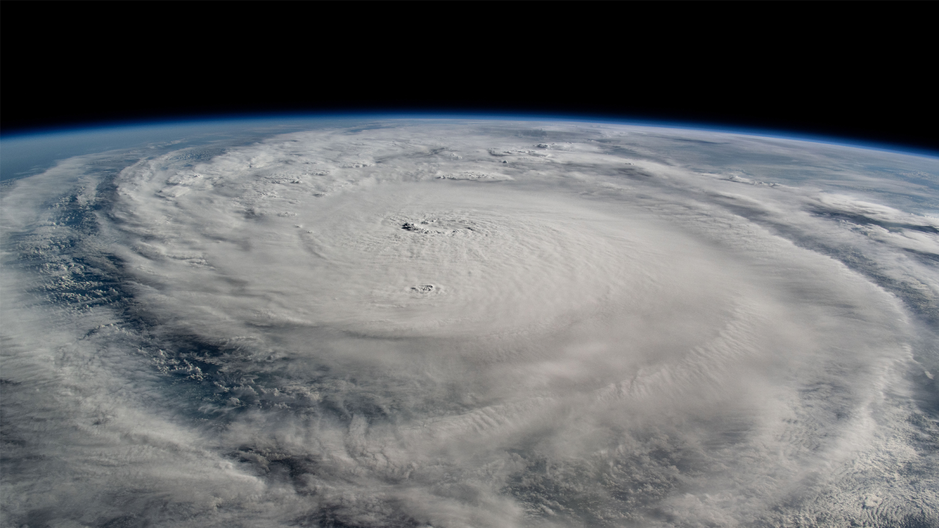 Hurricane Milton, a Category 5 storm at the time of this photograph, is pictured in the Gulf of Mexico off the coast of Yucatan Peninsula from the International Space Station as it orbited 257 miles above on Oct. 8. (NASA, via flickr)