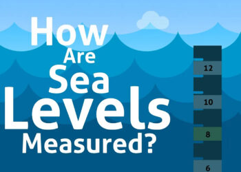 A screenshot from the bite-sized video, "How are sea levels measured?" (FAU CES)