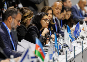 Officials from countries around the world met in Baku, Azerbaijan, for COP29 in November 2024. (UN Climate Change via Flickr, CC BY-NC-SA 2.0)