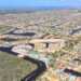 Southwest Cape Coral with the Chiquita Lock in the foreground (Photo by Ralph Arwood/Calusa Waterkeeper)