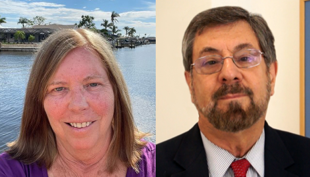 Mary Kay Kralapp and Howard Simon
