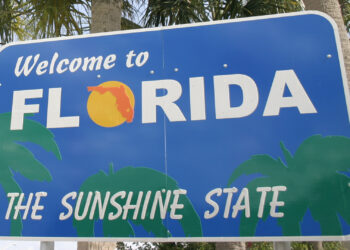A "Welcome to Florida" sign (iStock image)
