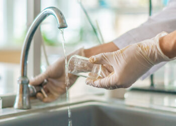 A water sample being taken from a tap (iStock image)