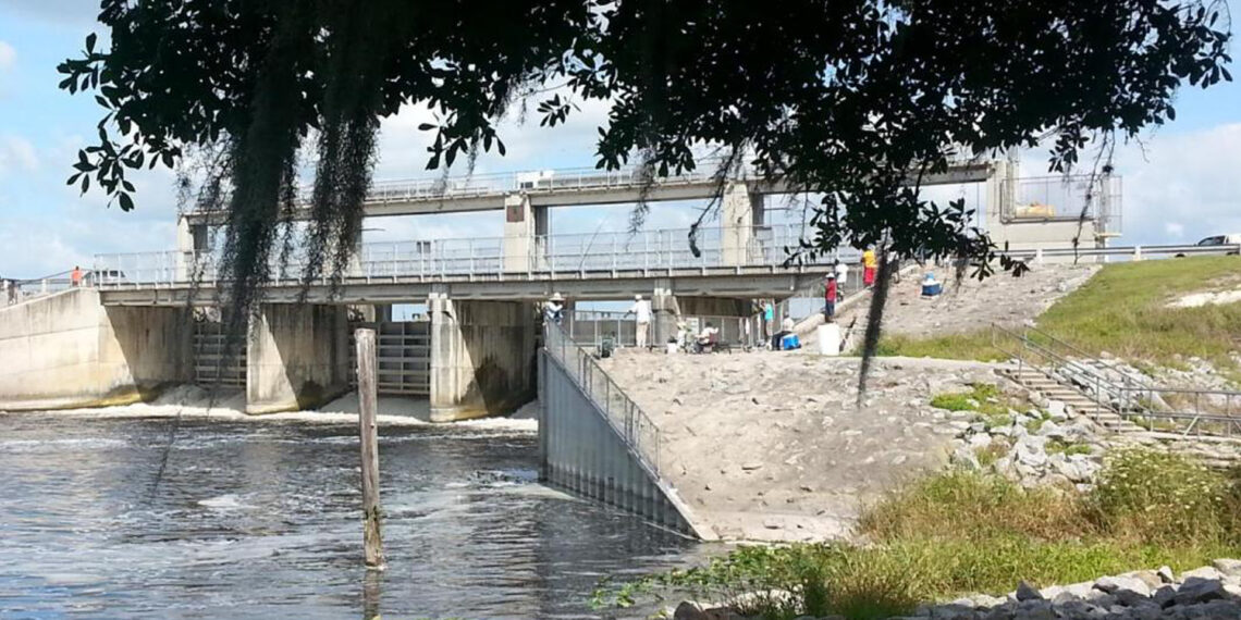 Kirkpatrick Dam at the Rodman Reservoir (Florida State Parks)