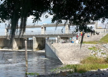 Kirkpatrick Dam at the Rodman Reservoir (Florida State Parks)