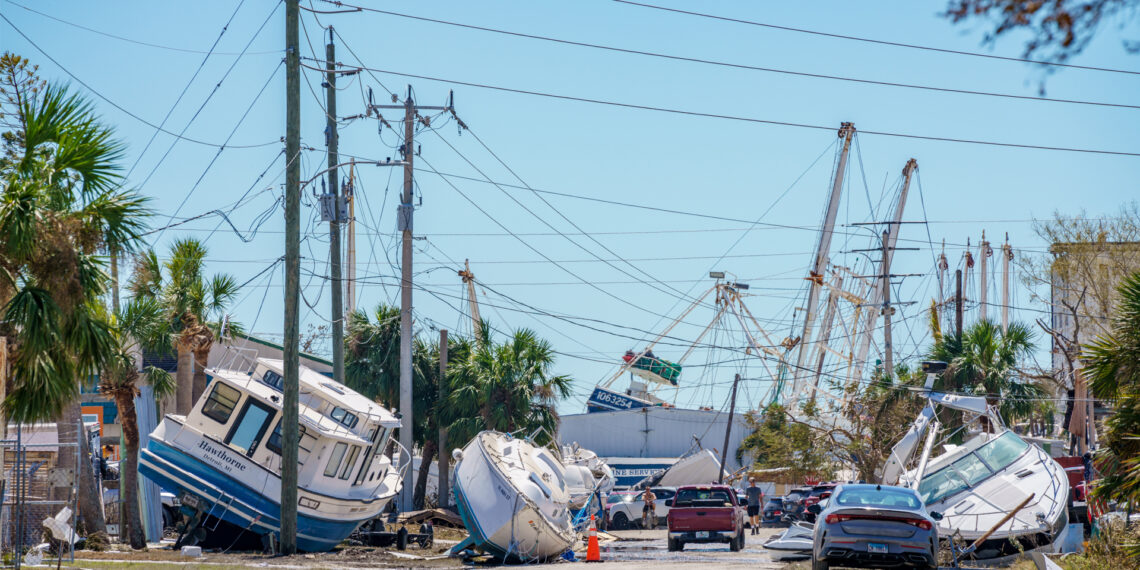 Damage in Fort Myers from Hurricane Ian in 2022 (iStock image)