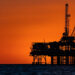 An oil drilling platform off the coast of California (iStock image)