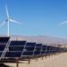 Wind turbines and solar panels in the California desert (iStock image)