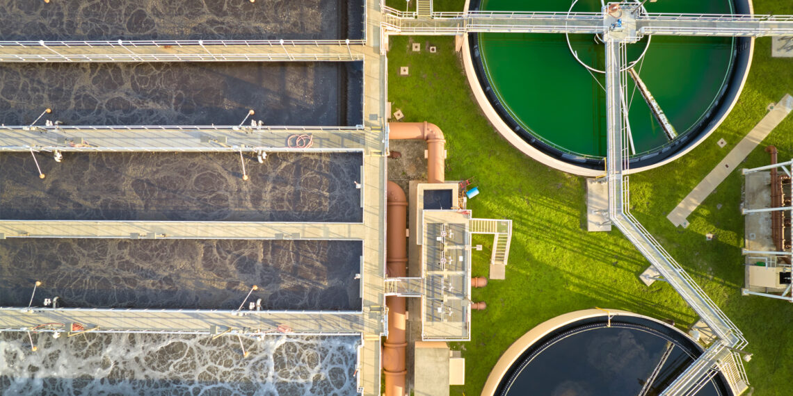 A wastewater treatment plant (iStock image)