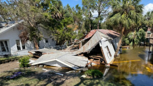 Damage in Cedar Key from Hurricane Helene (Florida Fish and Wildlife Conservation Commission, CC BY-NC-ND 2.0, via flickr)