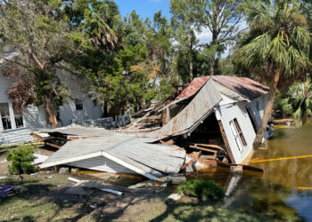 Damage in Cedar Key from Hurricane Helene (Florida Fish and Wildlife Conservation Commission, CC BY-NC-ND 2.0, via flickr)