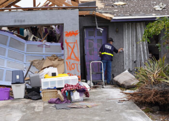 FEMA Disaster Survivors Assistance team members canvas Martin County to register and assist disaster survivors after Hurricane Milton and the tornadoes that it caused. (Patrick Moore/FEMA via Defense Visual Information Distribution Service)