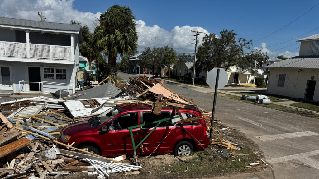 Damage in Cedar Key from Hurricane Helene (Florida Fish and Wildlife Conservation Commission, CC BY-NC-ND 2.0, via flickr)