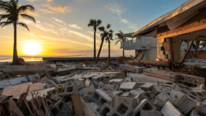 Damage from Hurricane Milton on Manasota Key (iStock image)