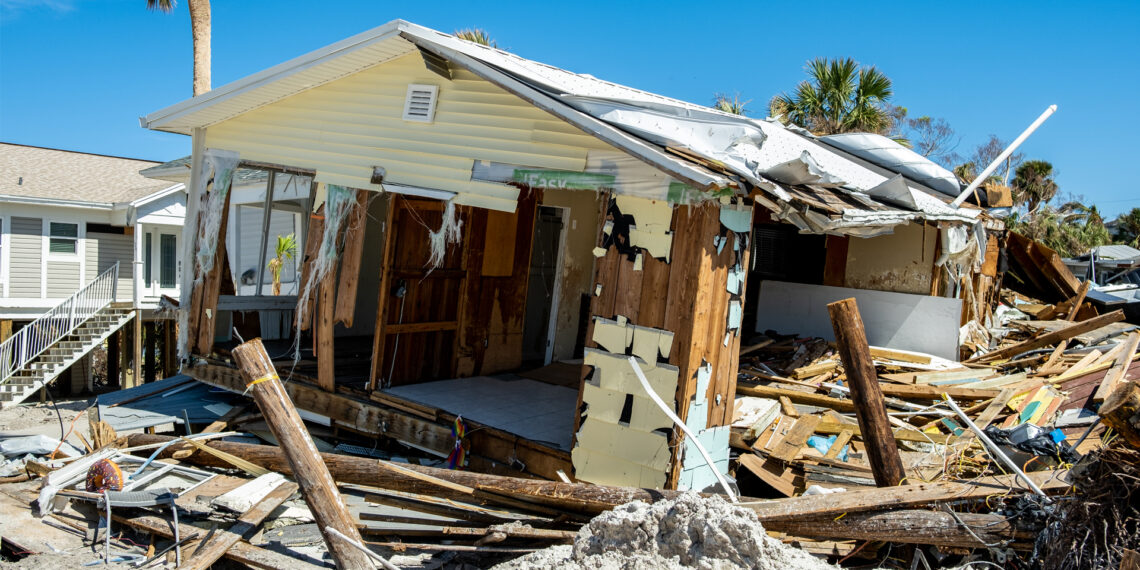 A Lee County home destroyed by Hurricane Ian (iStock image)