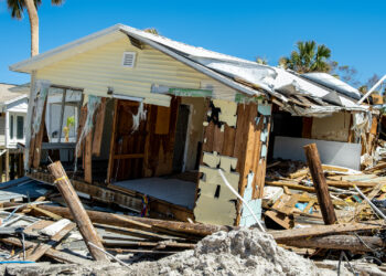 A Lee County home destroyed by Hurricane Ian (iStock image)