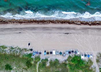 Waves crash against the shores of Delray Beach (iStock image)