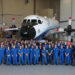 The crew of NOAA's hurricane hunter aircraft N42RF (AKA "Kermit") at their facility in Lakeland, Florida. (Image credit: NOAA/AOC)