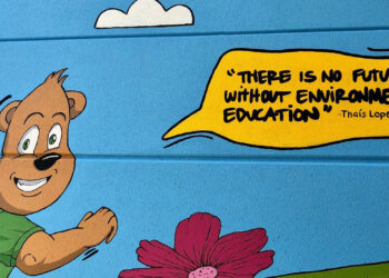 A close-up of the mural (Photo courtesy of VoLo Foundation)