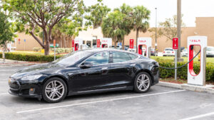 A Tesla charging in Homestead (iStock image)
