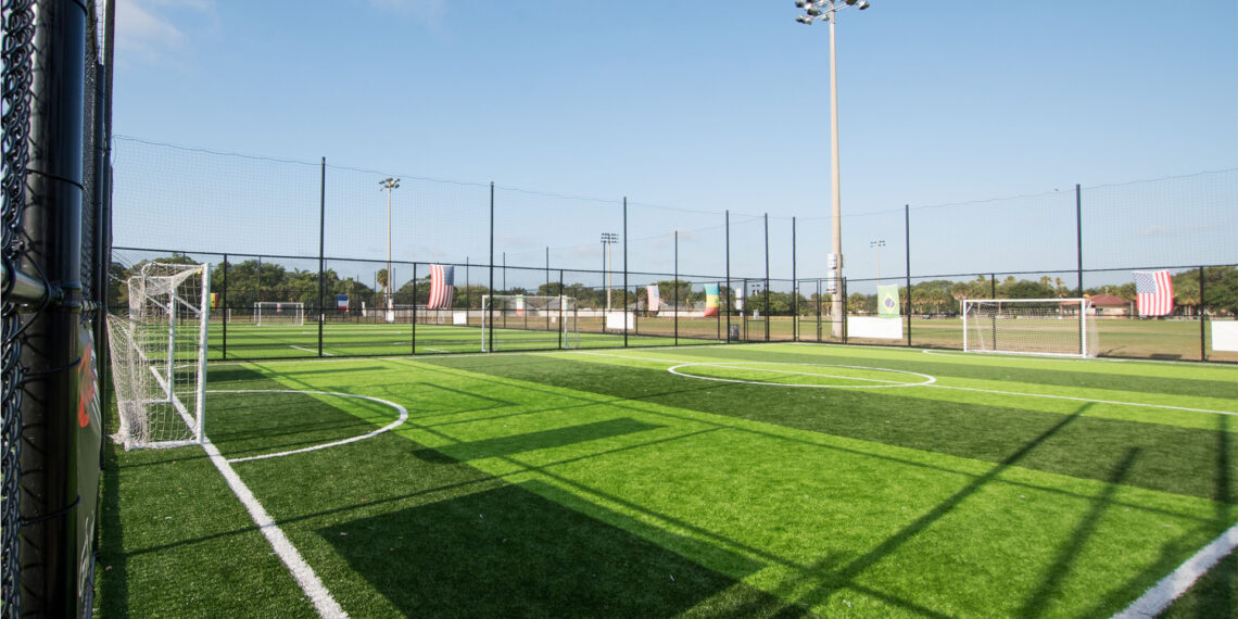 An athletic facility in Broward County (Brittany Mason, UF/IFAS Fort Lauderdale Research and Education Center)