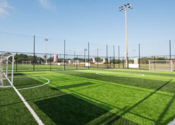 An athletic facility in Broward County (Brittany Mason, UF/IFAS Fort Lauderdale Research and Education Center)