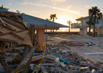 Destruction caused by Hurricane Milton in Manasota Key (iStock image)