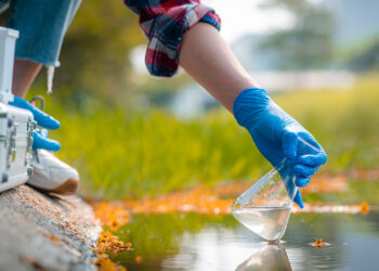 Water being collected for testing (iStock image)