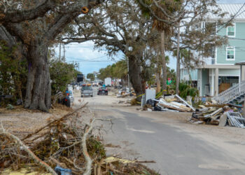 Cedar Key after Hurricane Helene in October 2024 (Photo by Timothy Macy, courtesy of the National Trust for Historic Preservation)