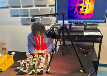The “Florida’s Climate Future City" activity at the Museum of Discovery and Science. (Photo credit: MODS)